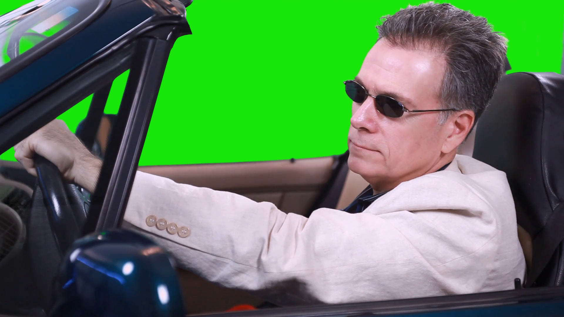 Green Screen Driving Talking On Cell Stock Footage SBV300970638