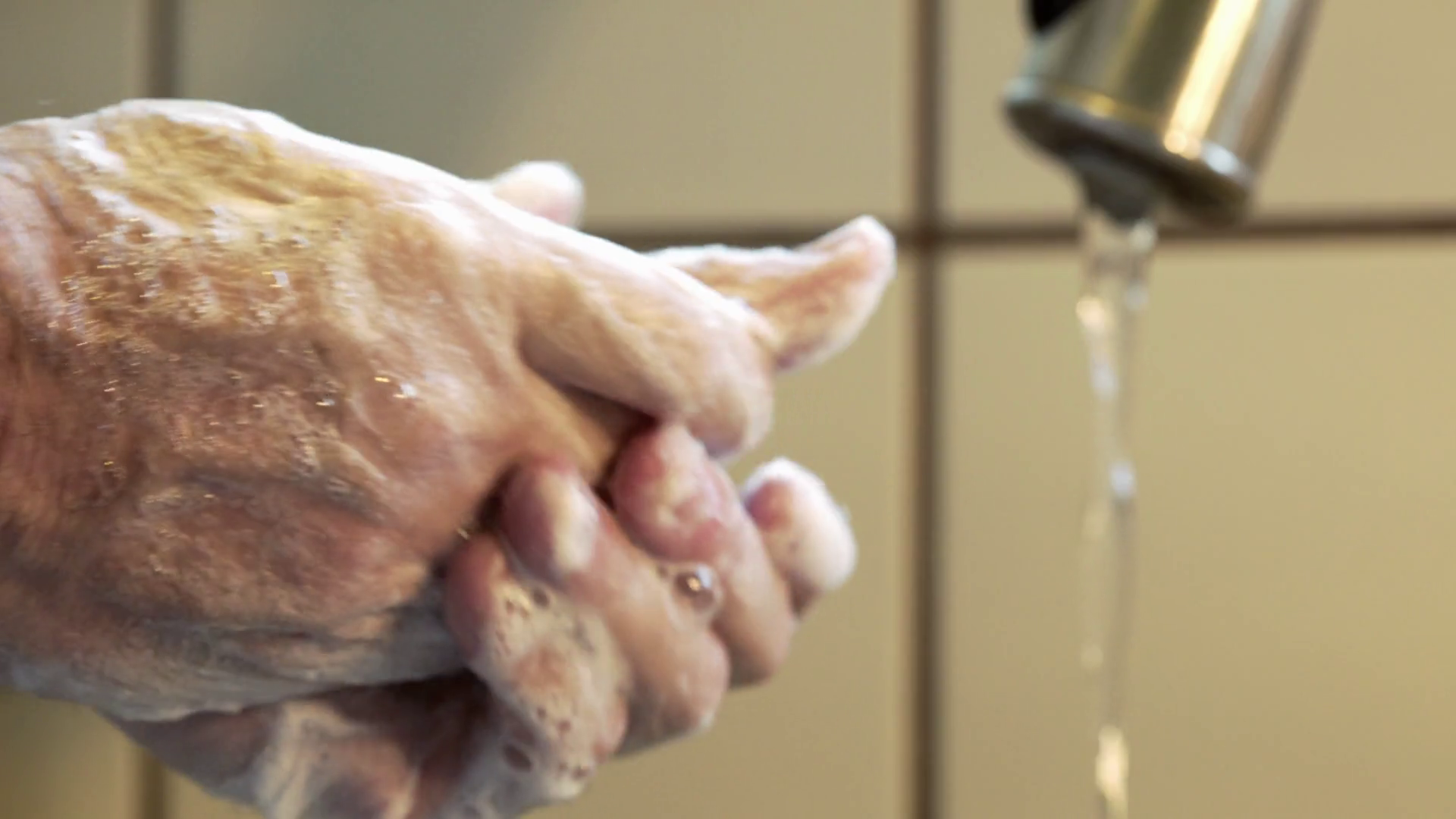Macro Of Man Washing Hands 4k Stock Footage SBV308010071 Storyblocks