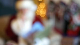 out of focus Santa Clause