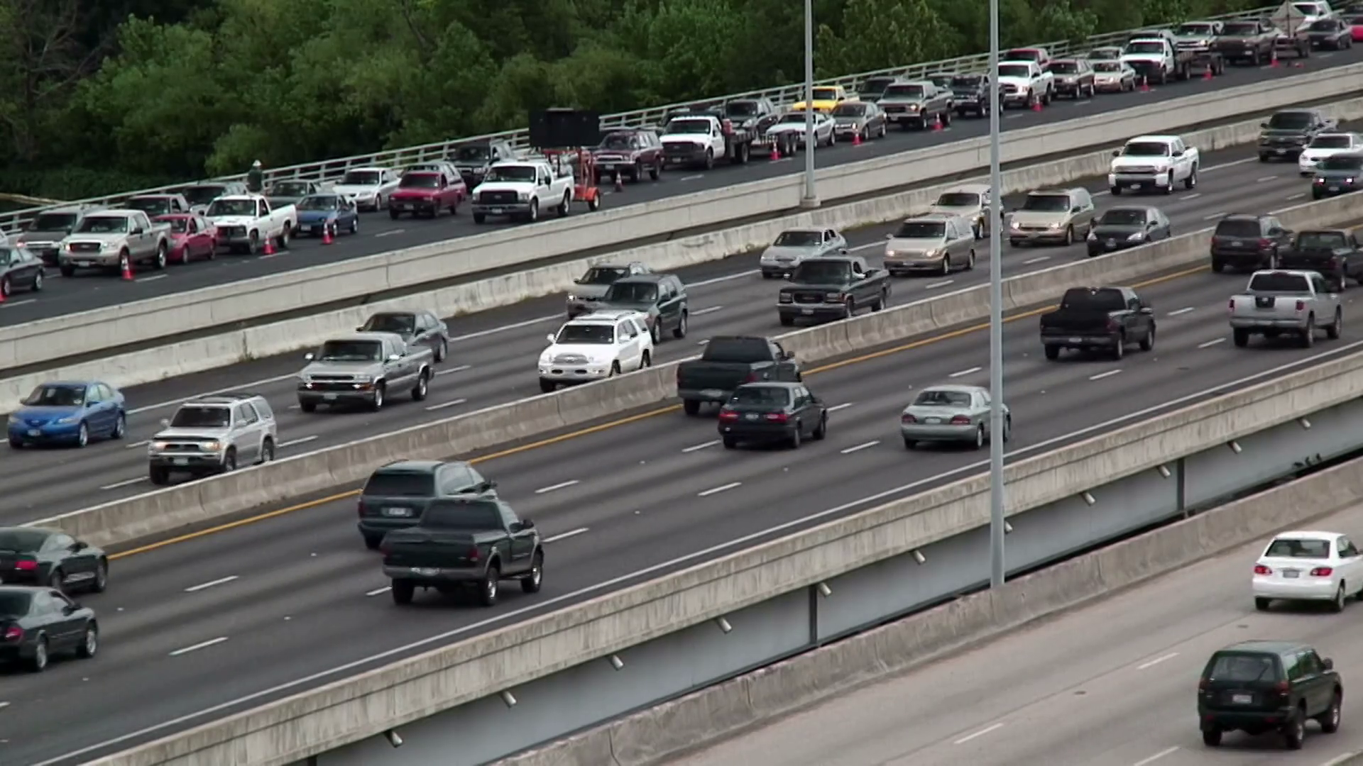 A Busy Highway At Rush Hour With Traffic Stock Footage SBV331467198 Storyblocks