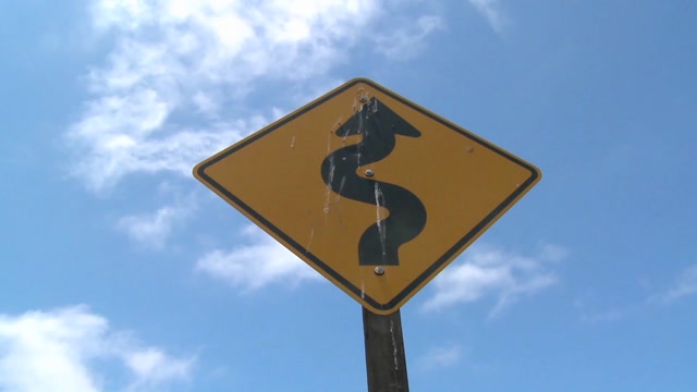 Highway Sign Time Lapse Clouds Stock Footage: Royalty-Free Video Clips ...