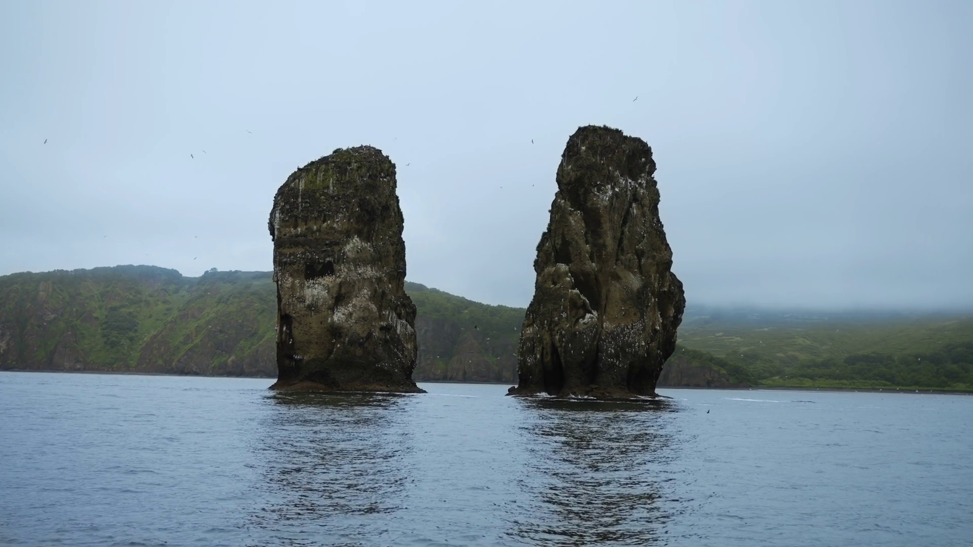 Unique Rocks Near Coast Of Pacific Atlantic Stock Footage SBV-351714047 ...