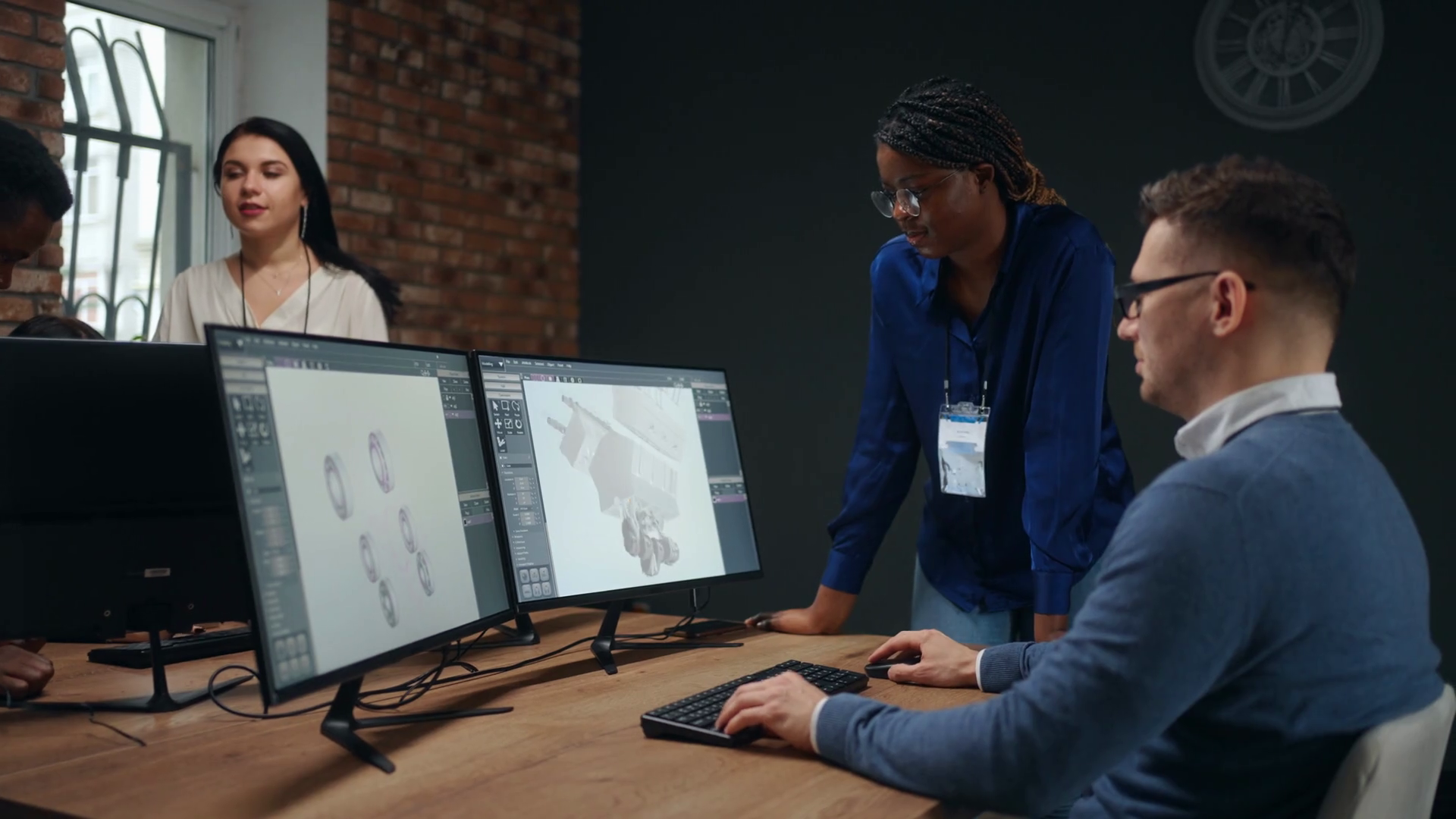 Engineer Programmer Creating 3d Stock Footage SBV-347410802 - Storyblocks