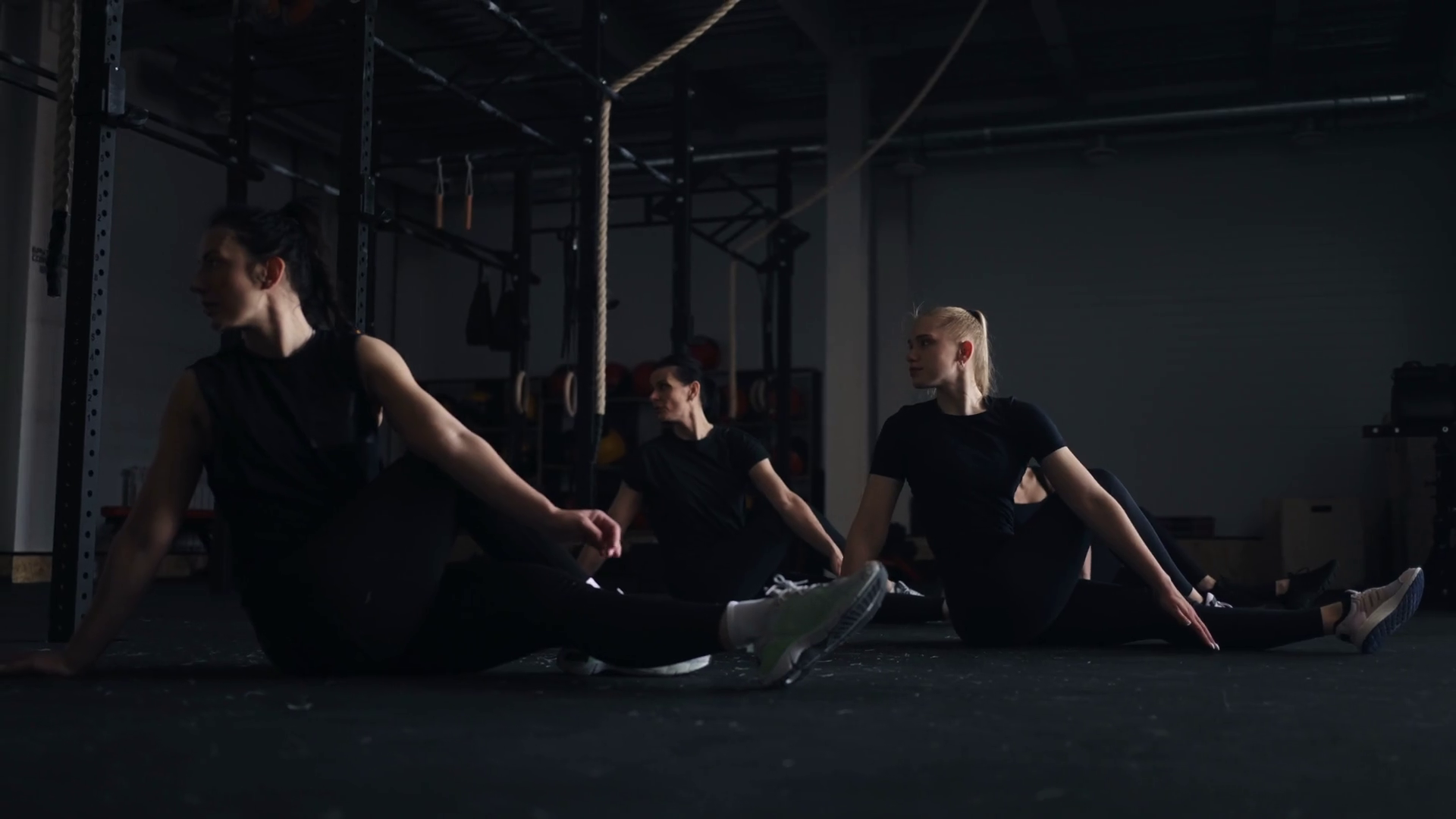Stretching Relaxation Intensive Workout Stock Footage SBV-348369488 ...