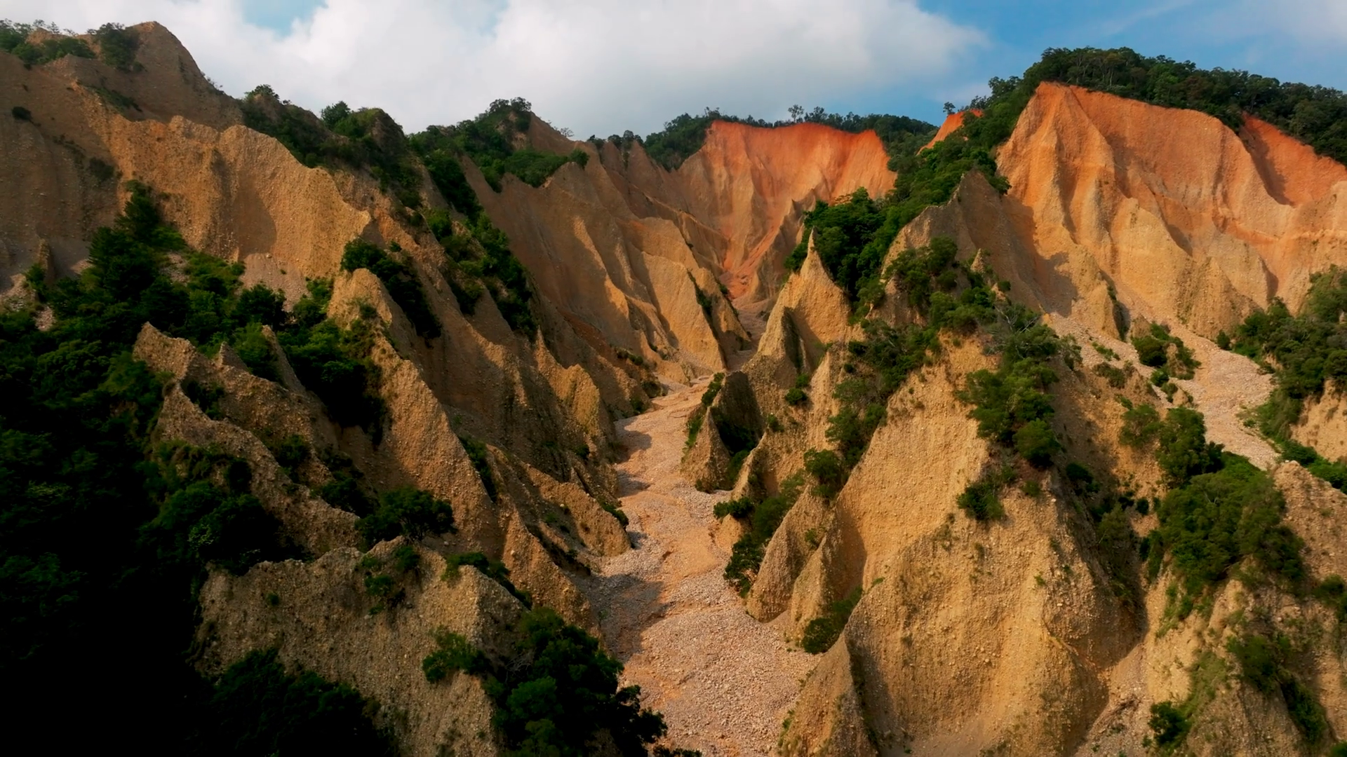 Aerial View Of Beautiful Landscape Around Stock Footage SBV-352410891 ...