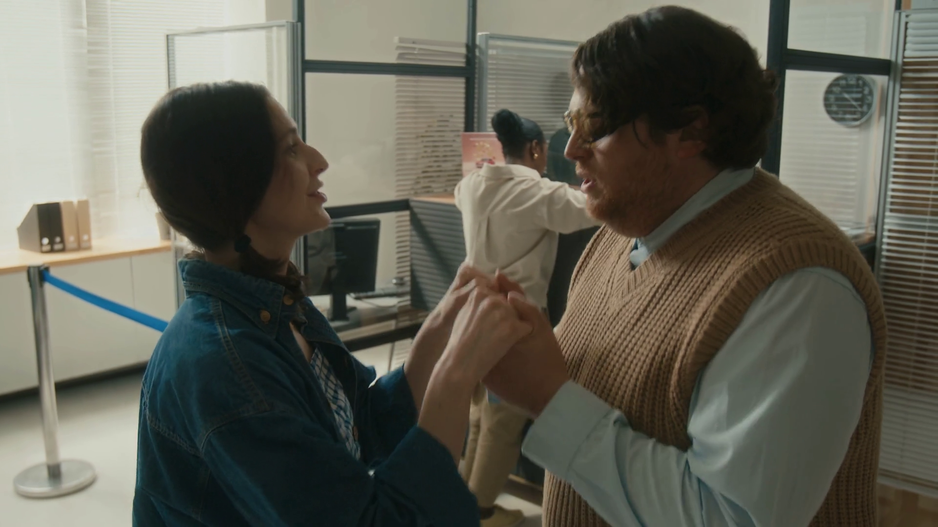 Nervous Female Male Unprofessional Criminals Stock Footage SBV ...