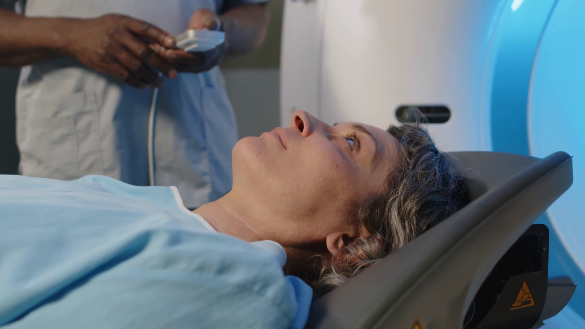 Mature Caucasian Woman Lying On Ct Scanner Stock Footage SBV-351981331 ...