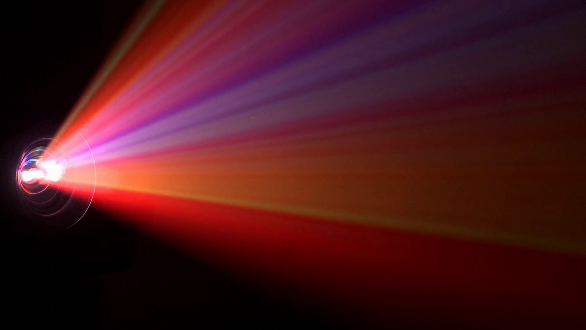 Digital Video Projector Lens Colorful Bright Stock Footage SBV ...