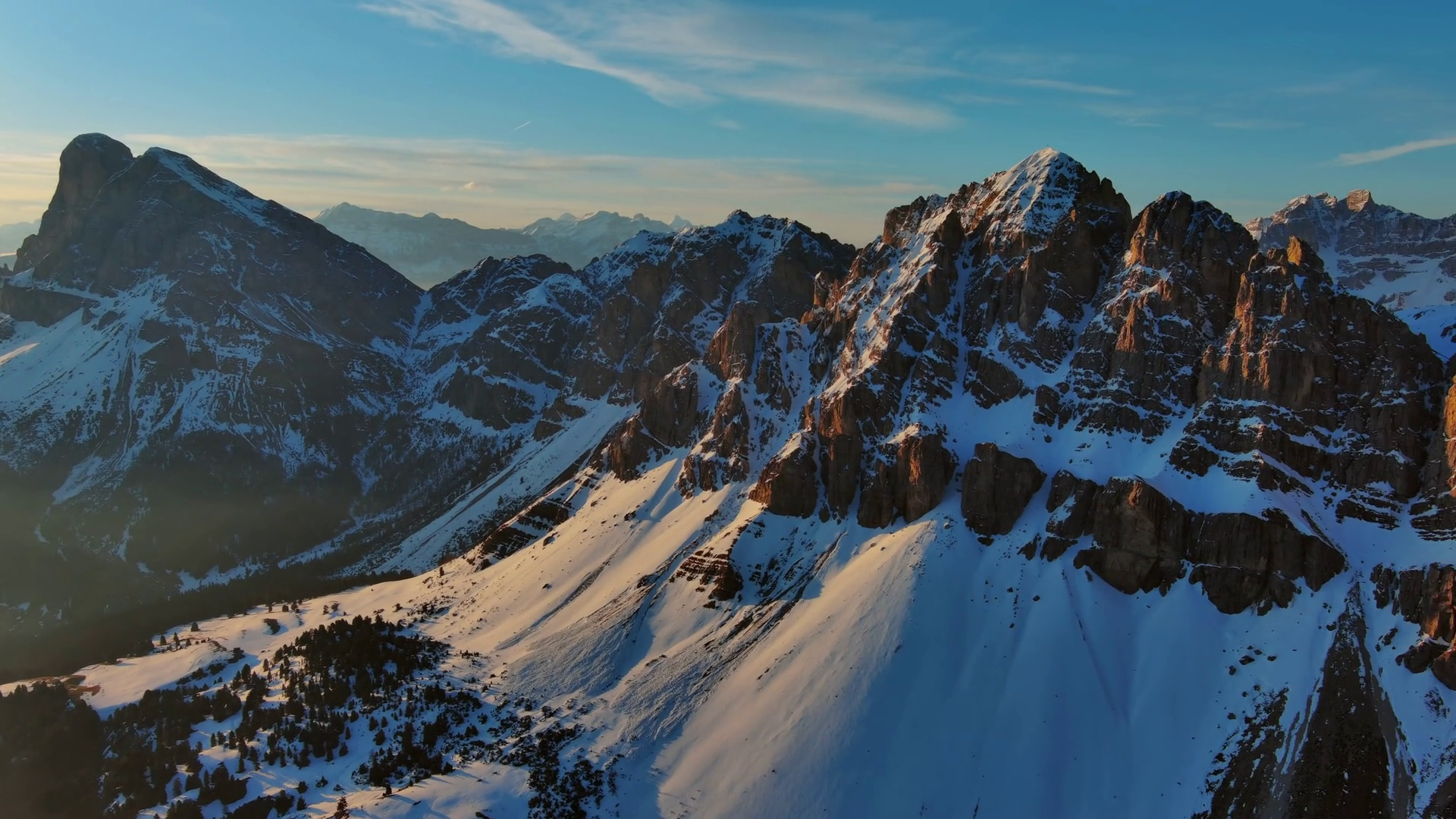 Aerial View Of Amazing Rocky Mountains In Stock Footage SBV-352065505 ...