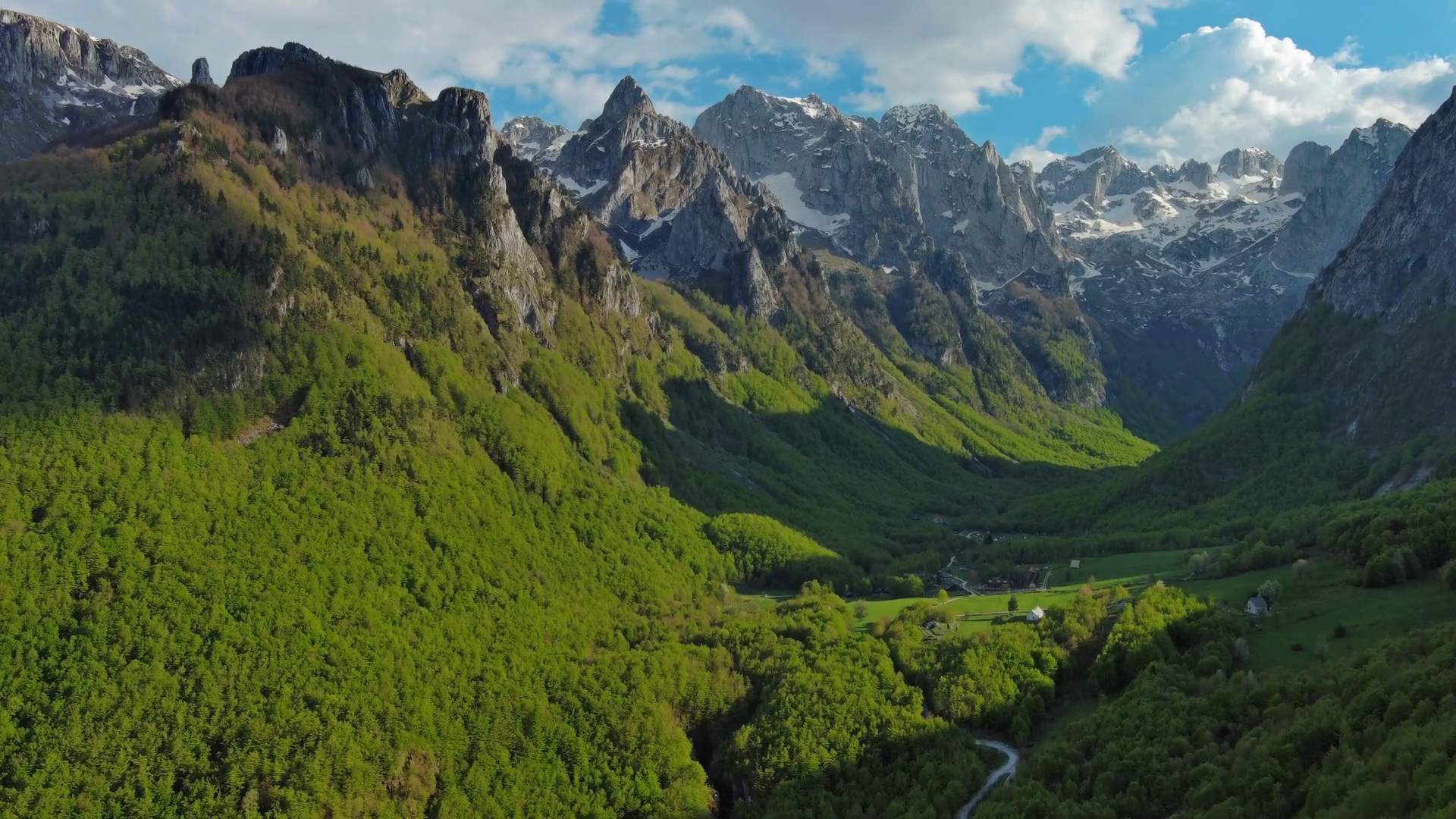 Aerial View Of Amazing Rocky Mountains In Stock Footage SBV-352352397 ...