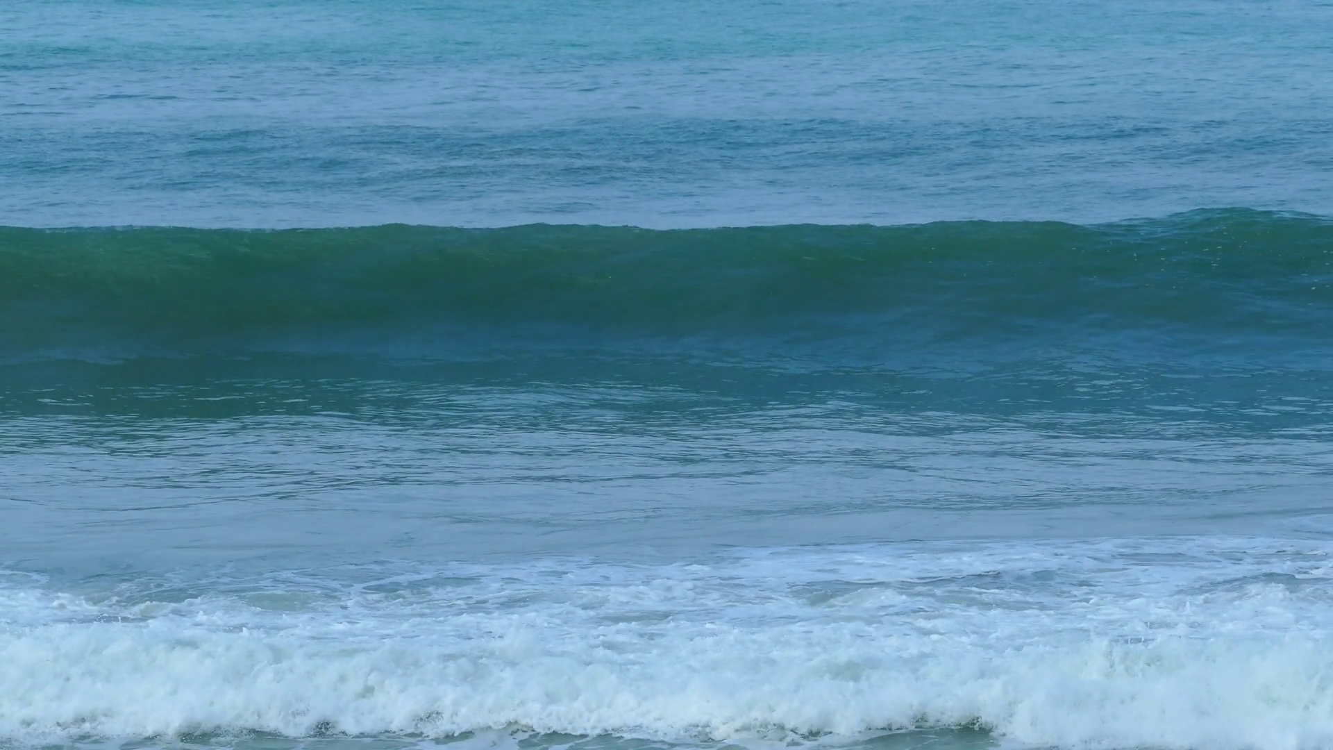 Landscape With Ocean Waves 4k Stock Footage SBV-347414926 - Storyblocks