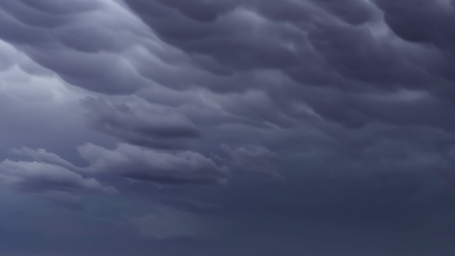 Mammatus Clouds Dramatic Sky Timelapse Stock Footage SBV-347313814 ...