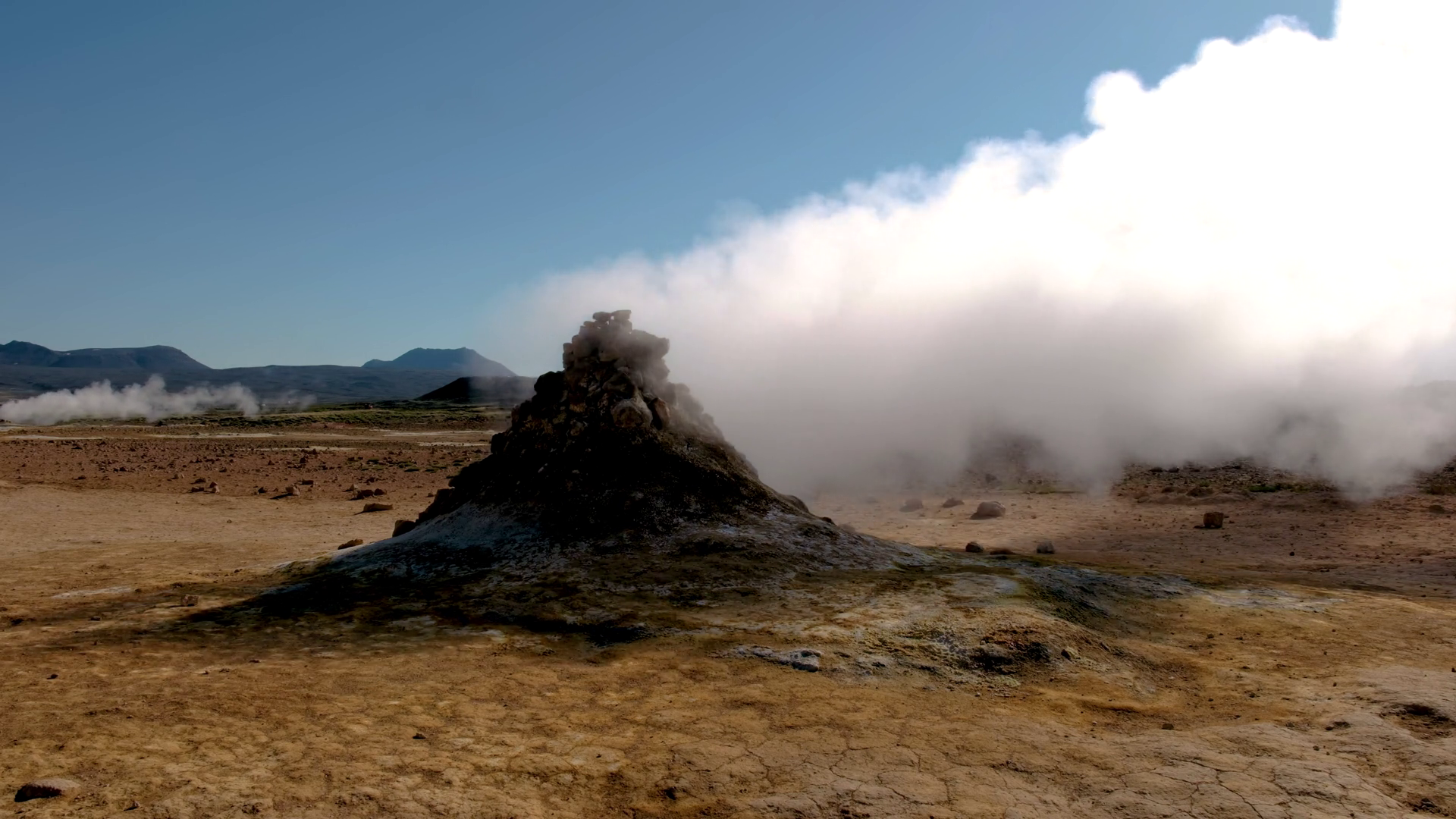 Witness Mesmerizing Geothermal Activity In Stock Footage SBV-352232647 ...