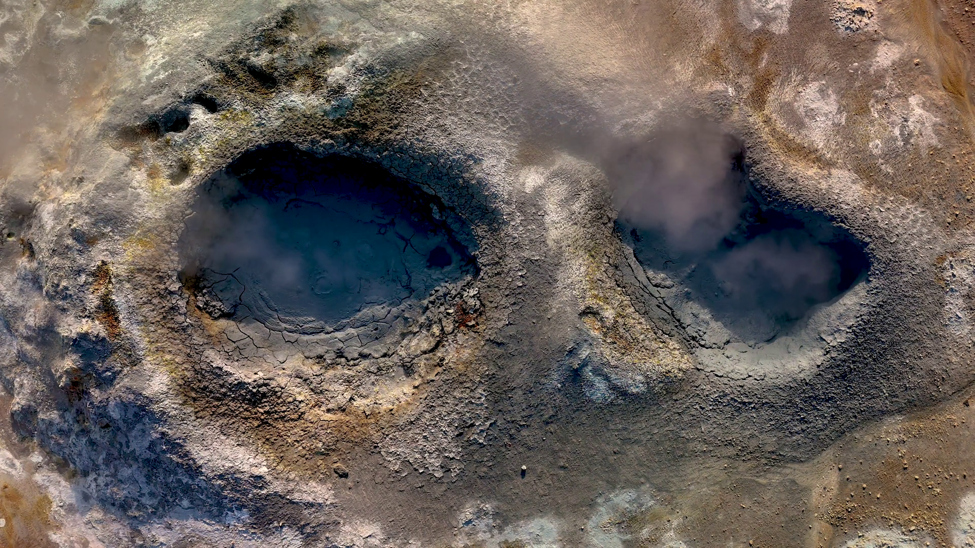 Explore Stunning Geothermal Activity In Stock Footage SBV-352528904 ...
