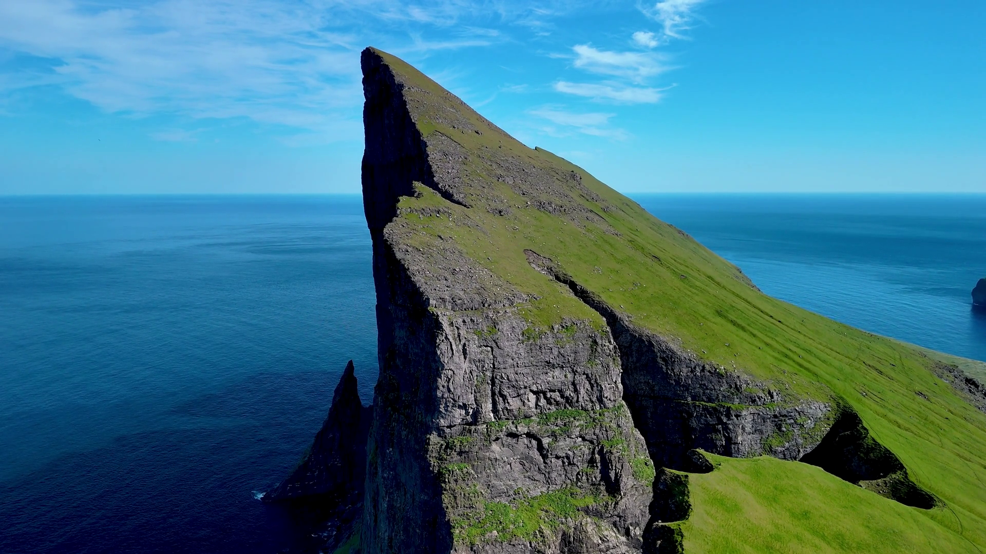 Explore Stunning Cliff Formations Towering Stock Footage SBV-352737151 ...