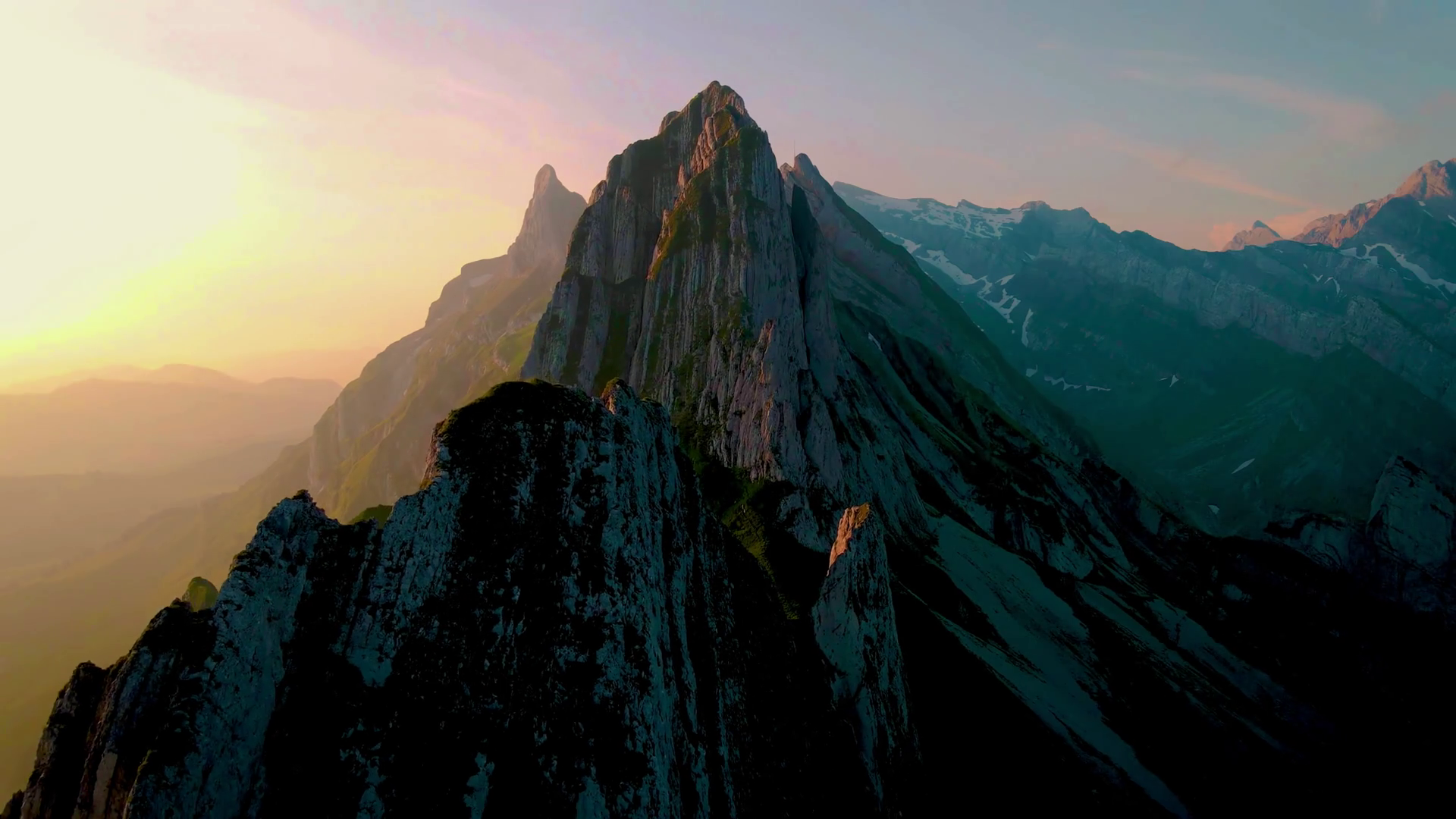 Schaeffler Mountain Ridge Swiss Alpstein Stock Footage SBV-348589142 ...