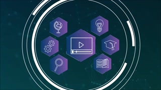 E-learning online education training webinar on internet for personal development and professional qualifications. Digital courses to develop new skills.