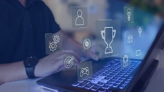 gamification concept in learning, interactive engaging content