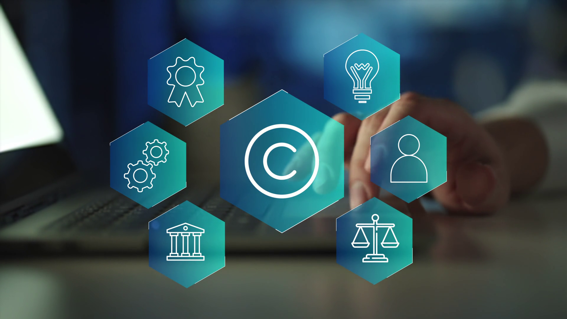 Digital Copyright Patent Concept Author Stock Footage SBV-352537286 ...