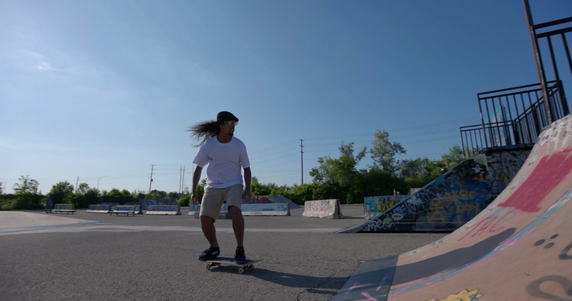 Skateboarder Bipoc Male Does Lip Trick On Stock Footage SBV347747747