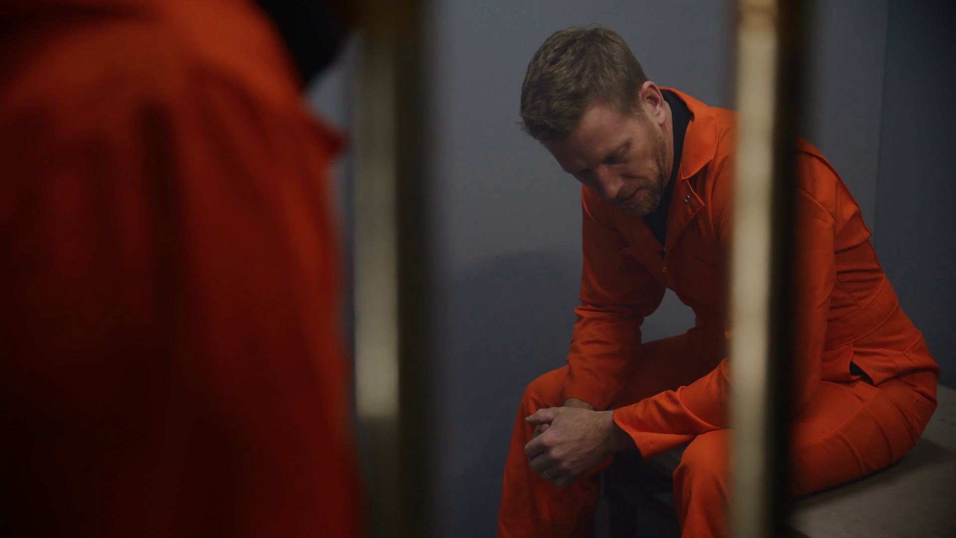Jail Mates Sitting Talking In Cell Together Stock Footage SBV-351671843 ...