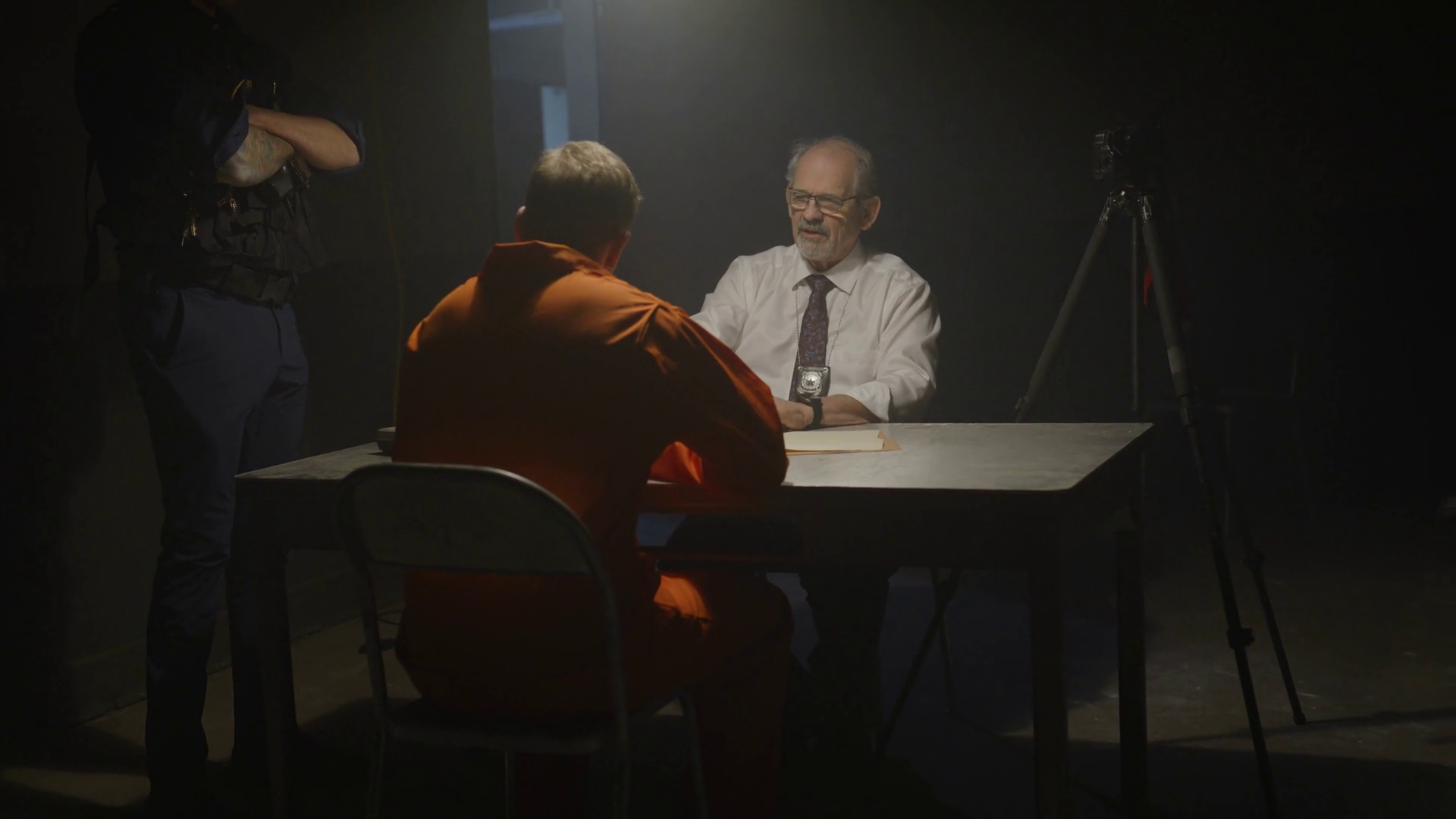 Police Investigation Back View Of Inmate Stock Footage SBV-351672026 ...