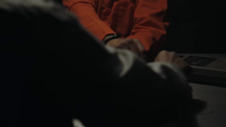 Tobacco Smoking During An Interrogation Scene