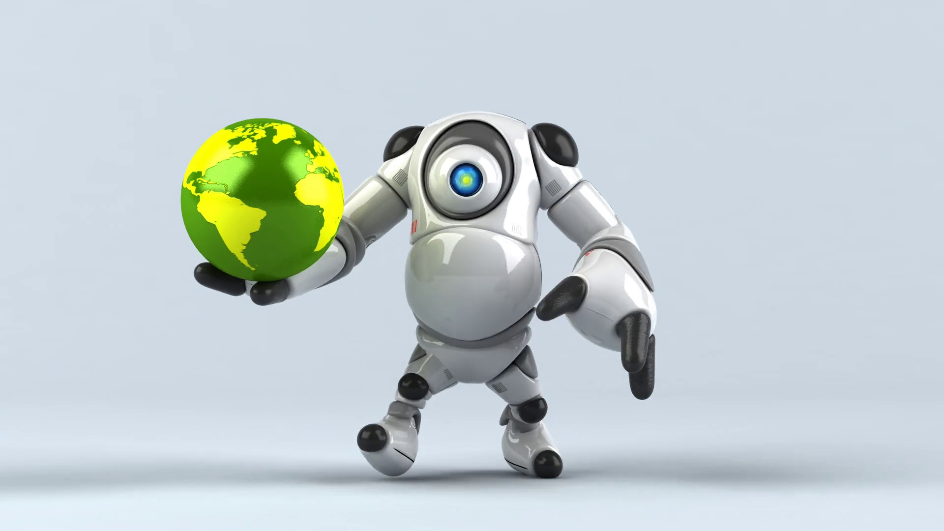 Big Robot - 3d Animation Stock Footage SBV-336144246 - Storyblocks