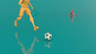 3D motion design of a football game