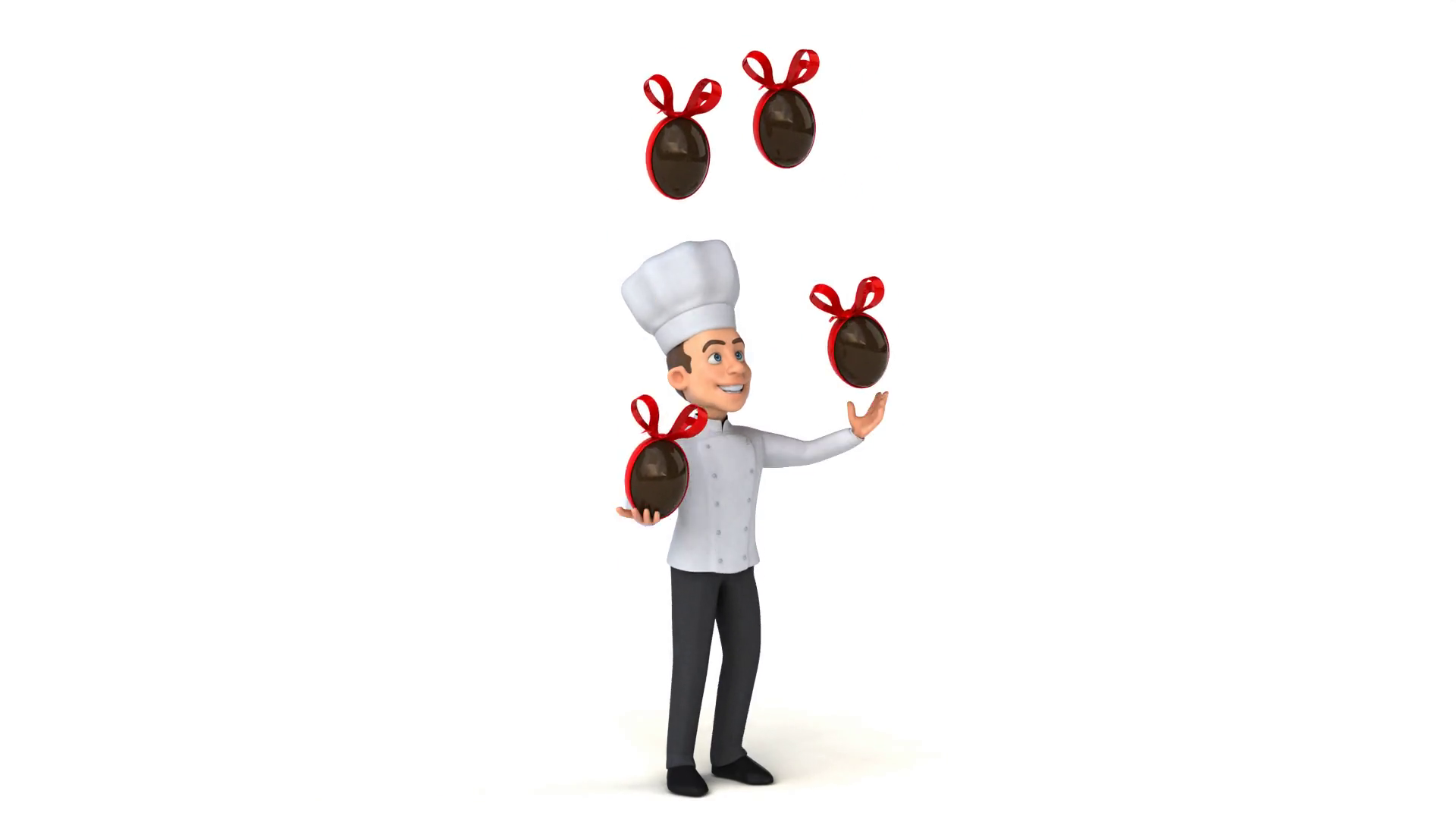 Fun Chef - 3d Animation Stock Footage SBV-318146555 - Storyblocks