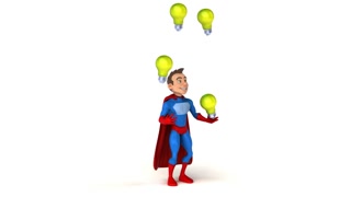 Fun superhero - 3D Animation