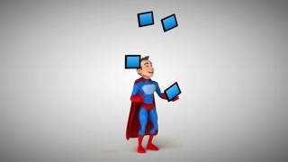 Fun superhero - 3D Animation
