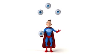 Fun superhero - 3D Animation