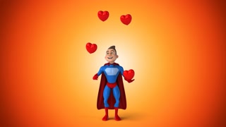 Fun superhero - 3D Animation