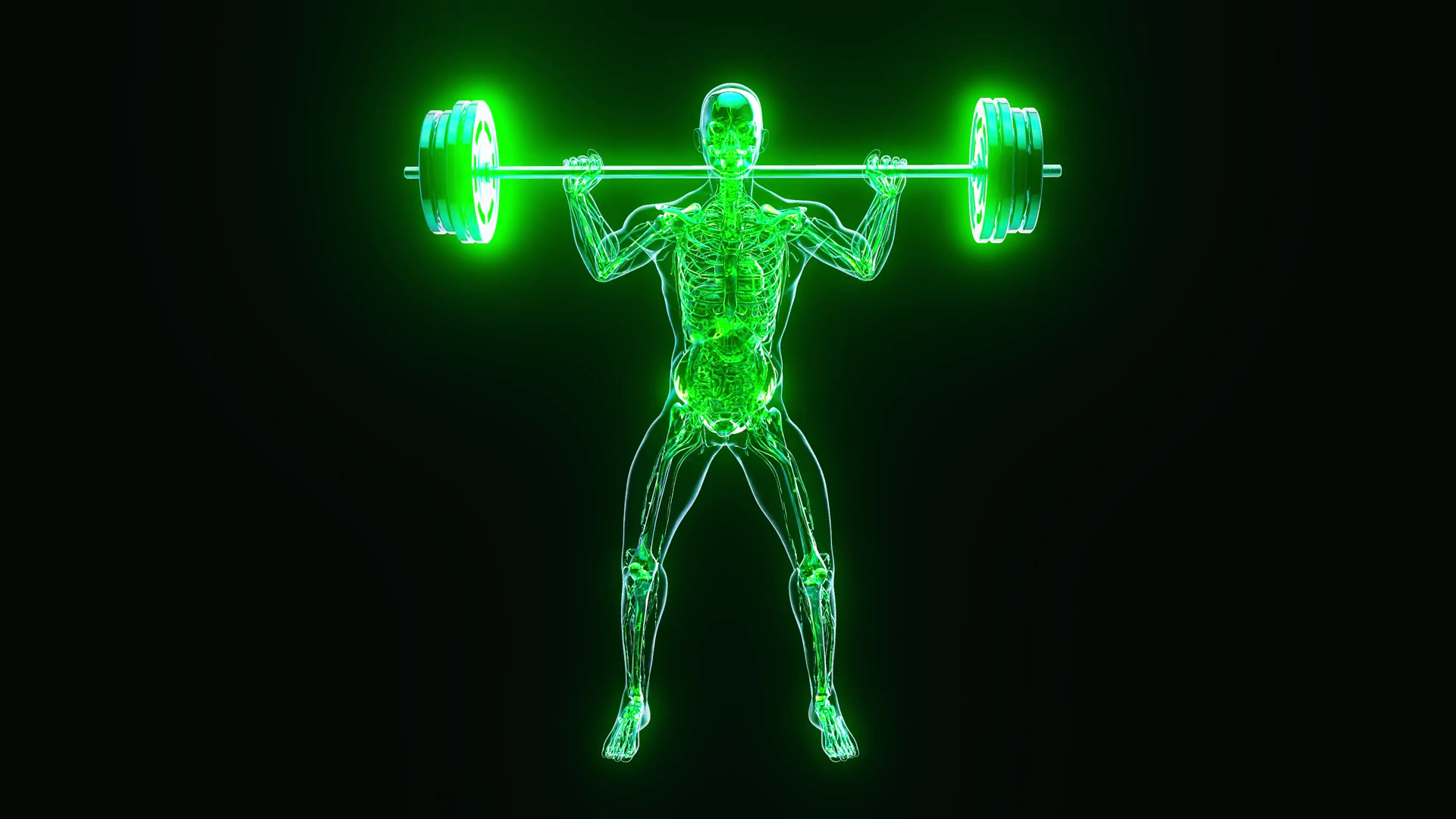 4k 3d Abstract Man Doing Squats Stock Footage SBV-348636414 - Storyblocks