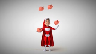 Super santa claus - 3D Animation