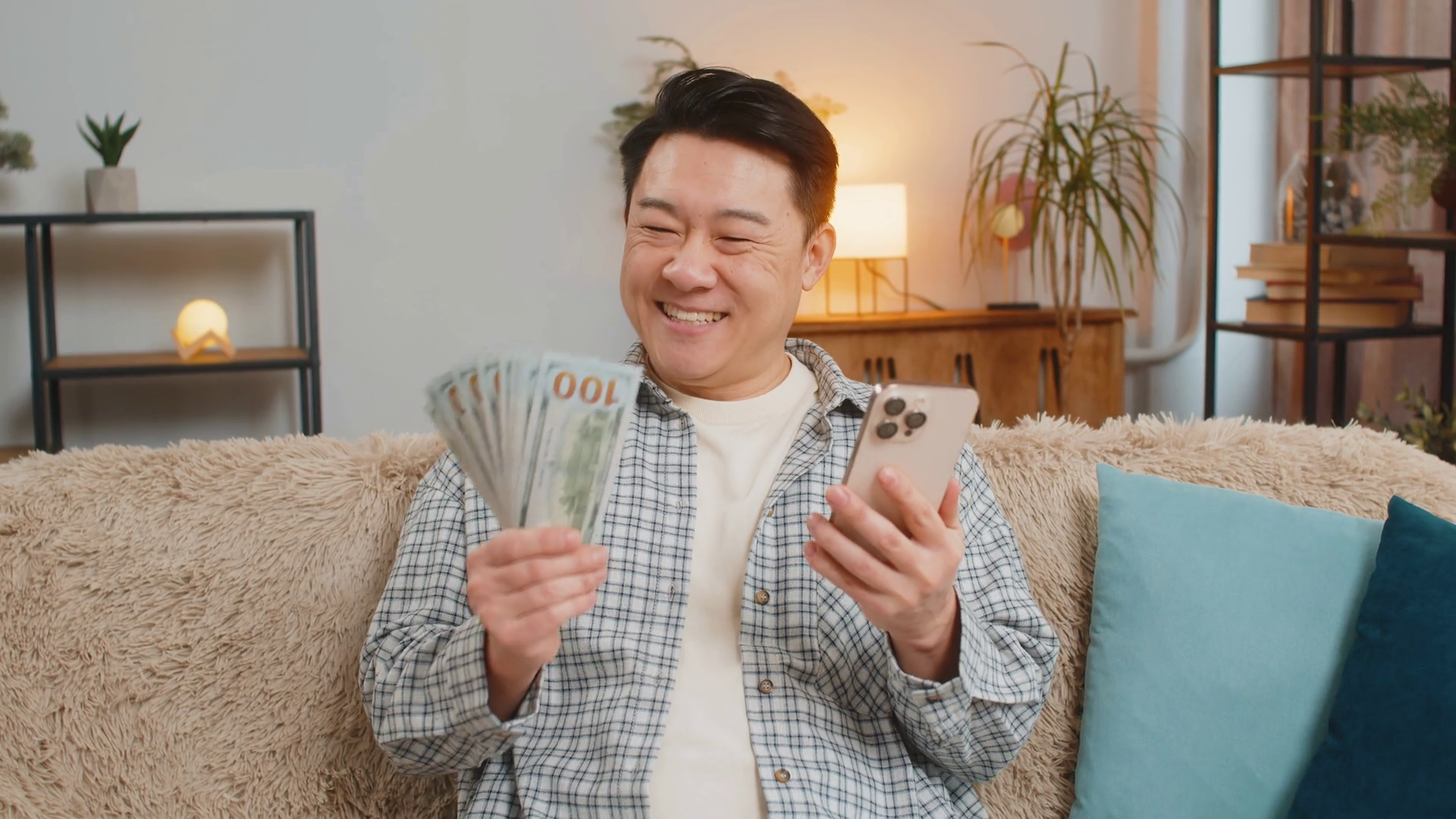Successful Middle-aged Man Holding Stock Footage SBV-352142396 ...