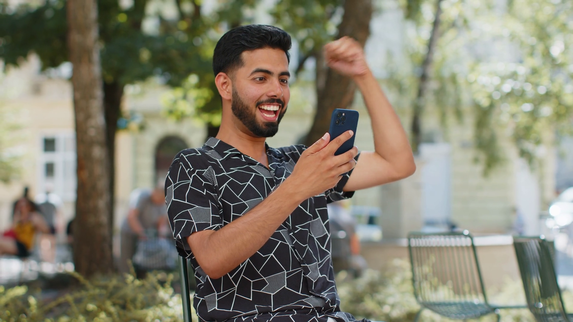 Indian Man Using Mobile Smartphone Stock Footage SBV-352369470 ...