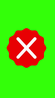 Cross animation flat and modern style on green background. Full HD. 4K