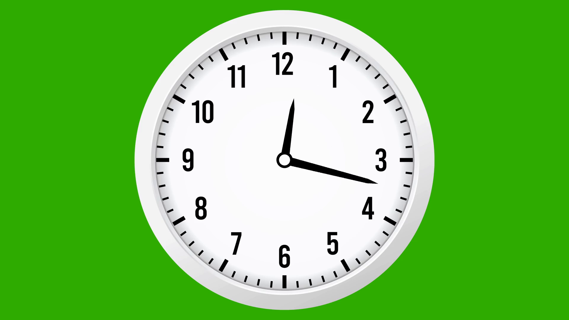 Clock Time Animation Looped Background Round Stock Motion Graphics SBV ...