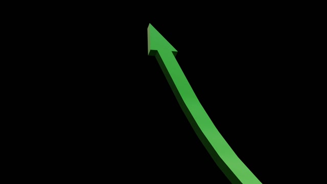 Rising Arrow | Effects and Overlays motion backgrounds - Storyblocks