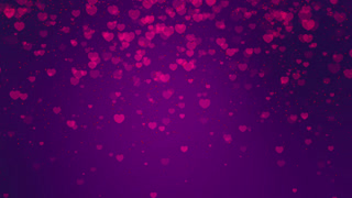 Valentine background animation with Heart floating. Full HD. 4K