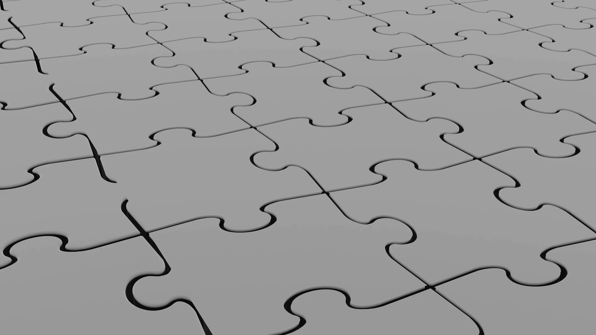 Jigsaw Puzzle Add Piece Complete Puzzle Full Stock Motion Graphics SBV ...