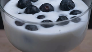 Greek Yogurt with Blueberries