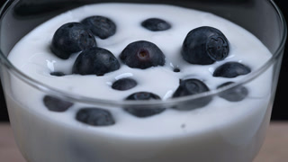 Yogurt Spread With Blueberries