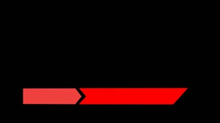 Simple minimalistic line empty lower third design animated in 60fps. Stylish trendy lower third in 4K 60 fps. UHD resolution.