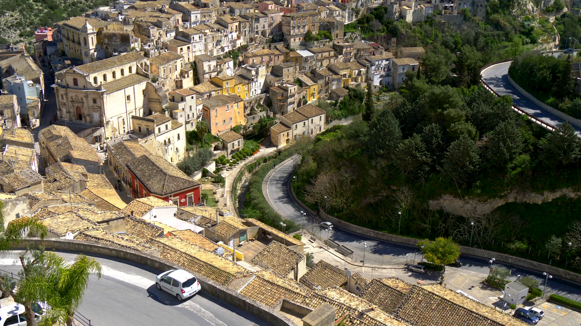 Historical Center Of Ragusa Unesco World Stock Footage SBV-352227639 ...