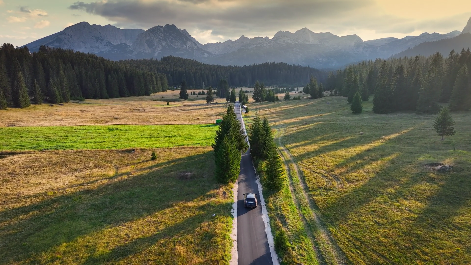 Traveling Car Around World Concept Aerial Stock Footage SBV-352056481 ...