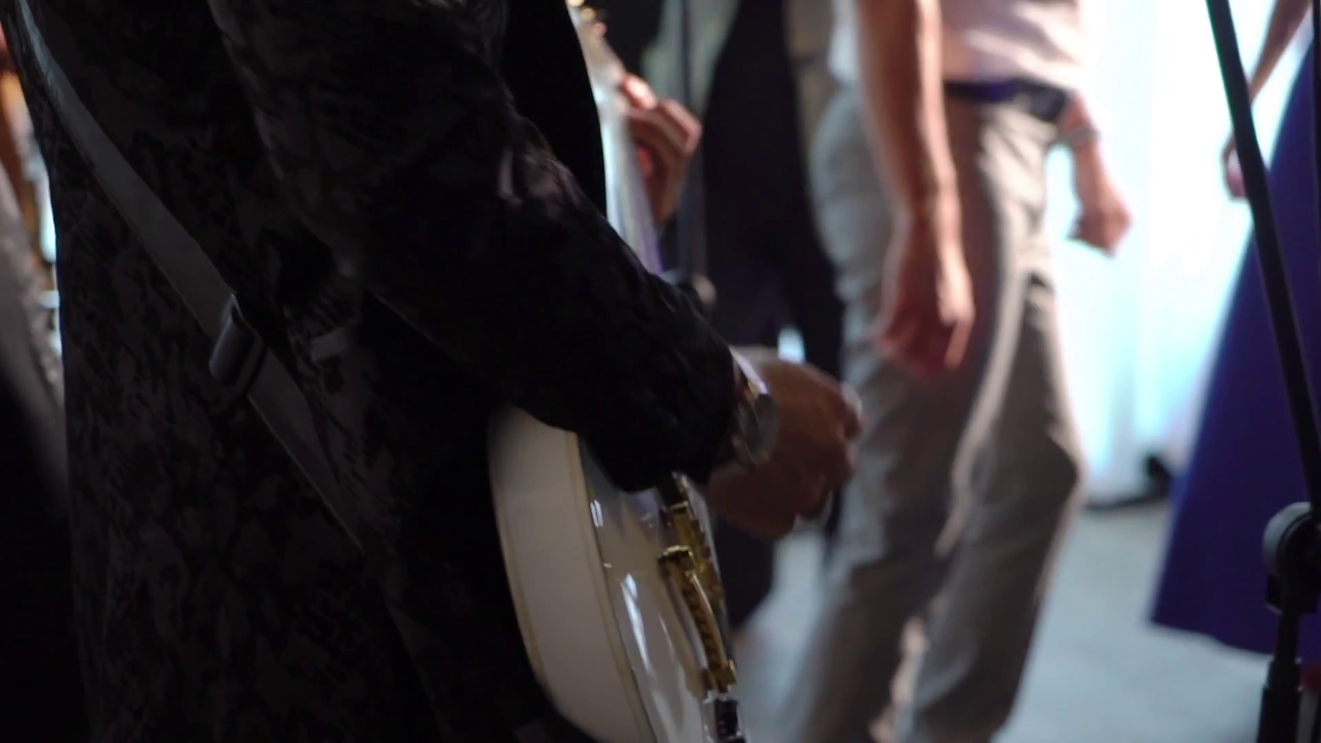 Guitarist Plays Guitar Musician In Musical Stock Footage SBV-352021286 ...