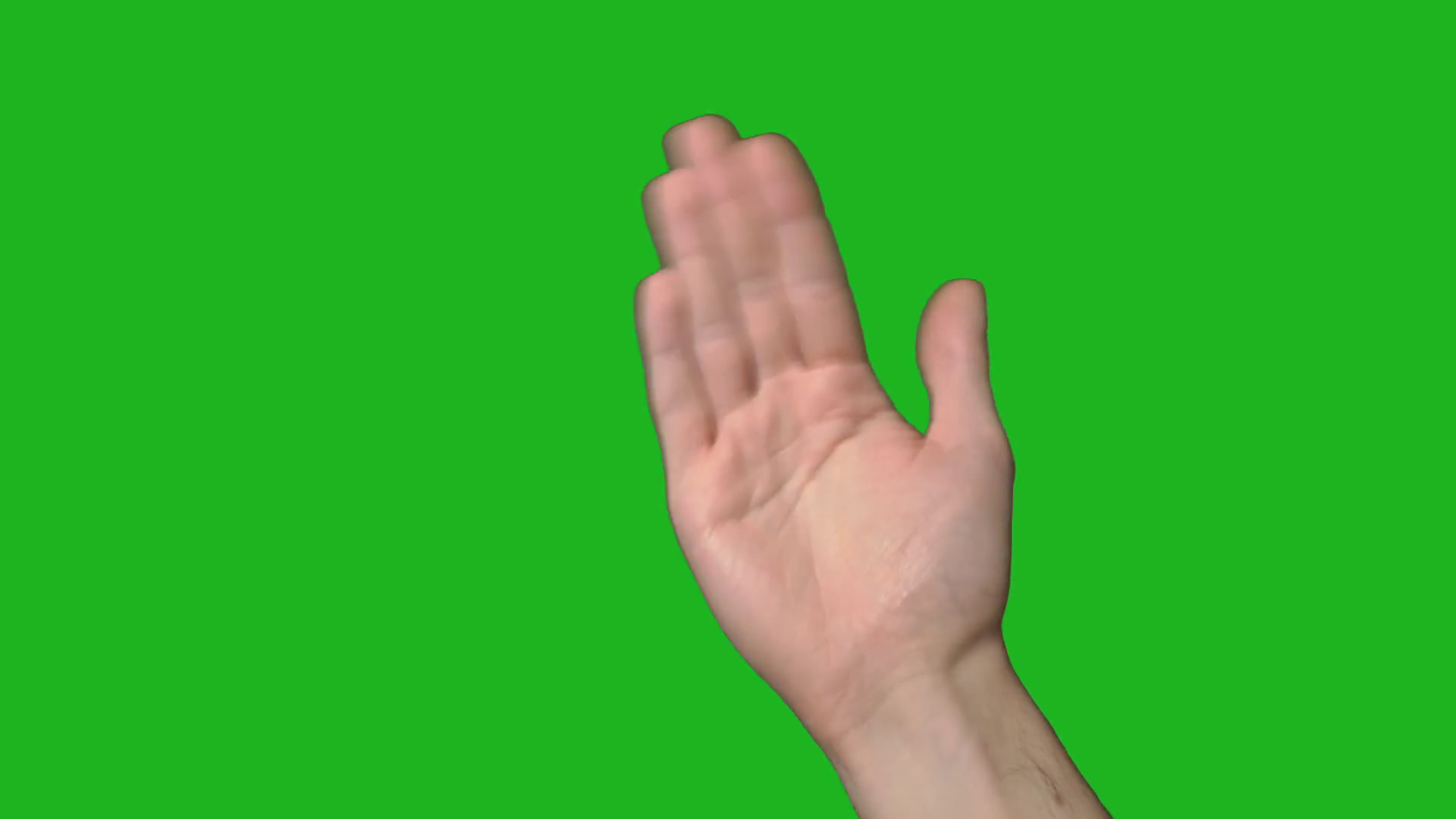 Person Waves Hand Greeting Farewell Stock Footage SBV-352323169 ...